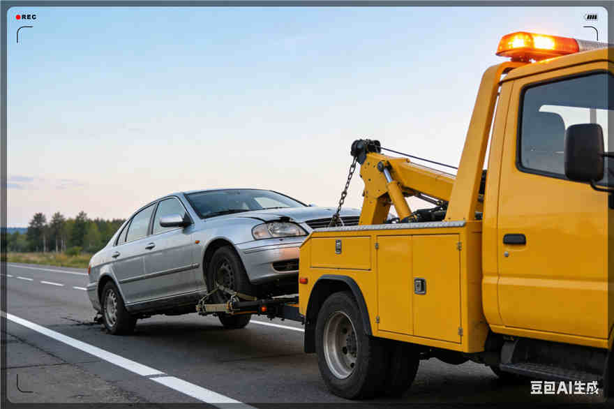 下花园区拖车救援电话【案例】