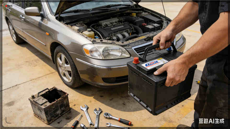 下花园区汽车换电瓶电话【案例】