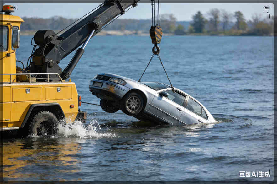下花园区吊车救援电话【案例】